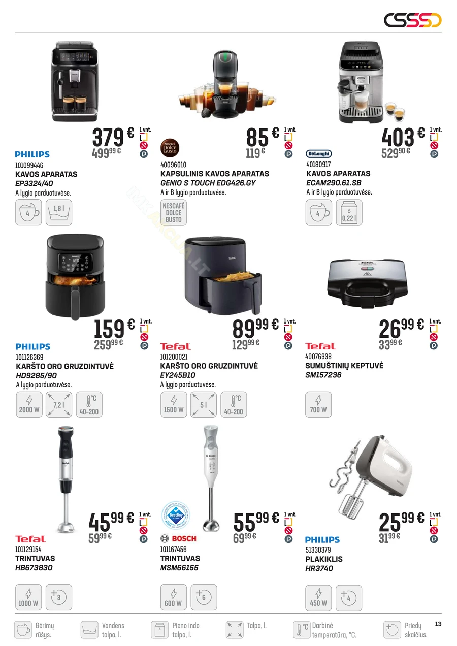 SENUKAI akcijų leidinys Nr. 1 puslapis 13