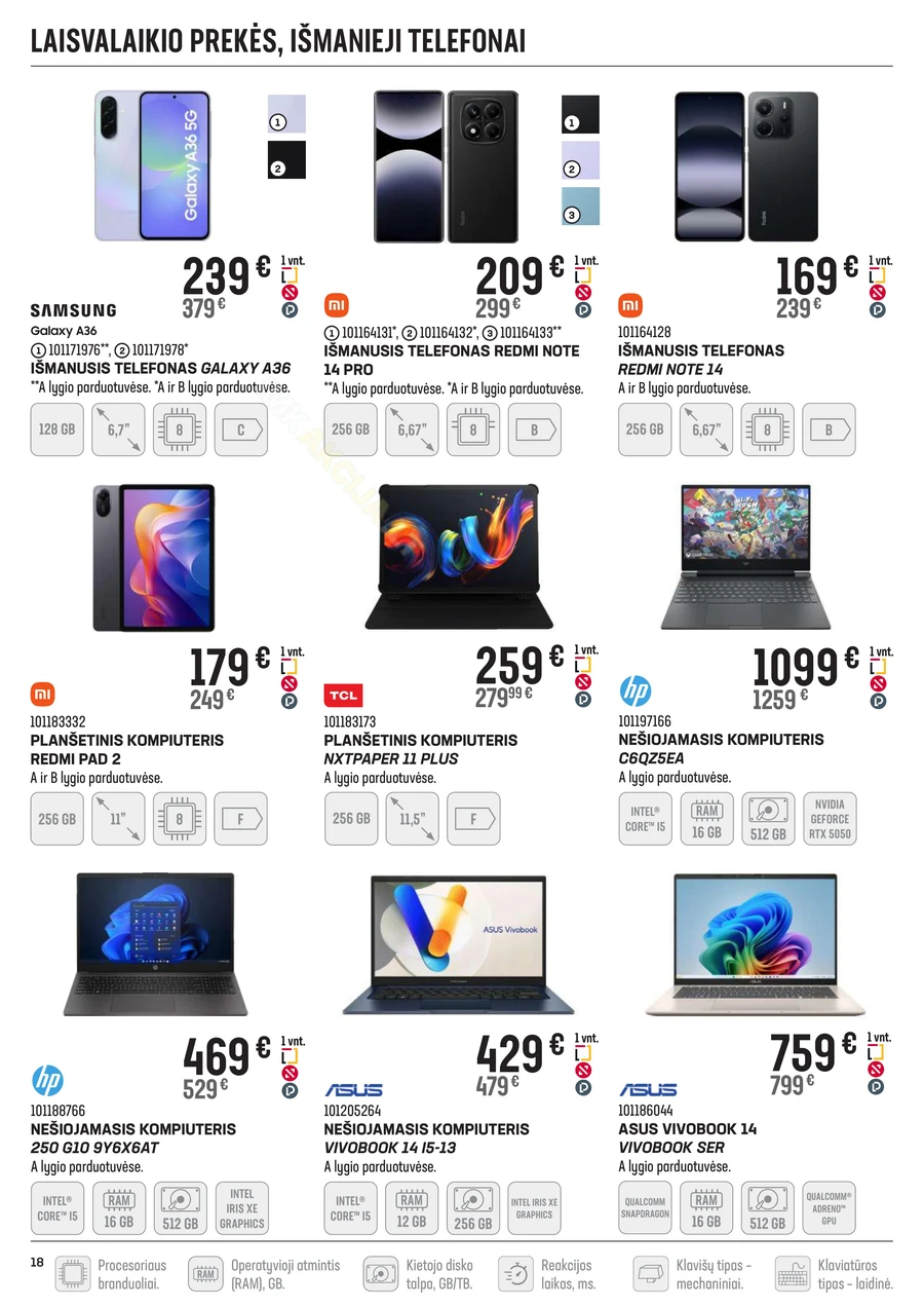 SENUKAI akcijų leidinys Nr. 1 puslapis 18