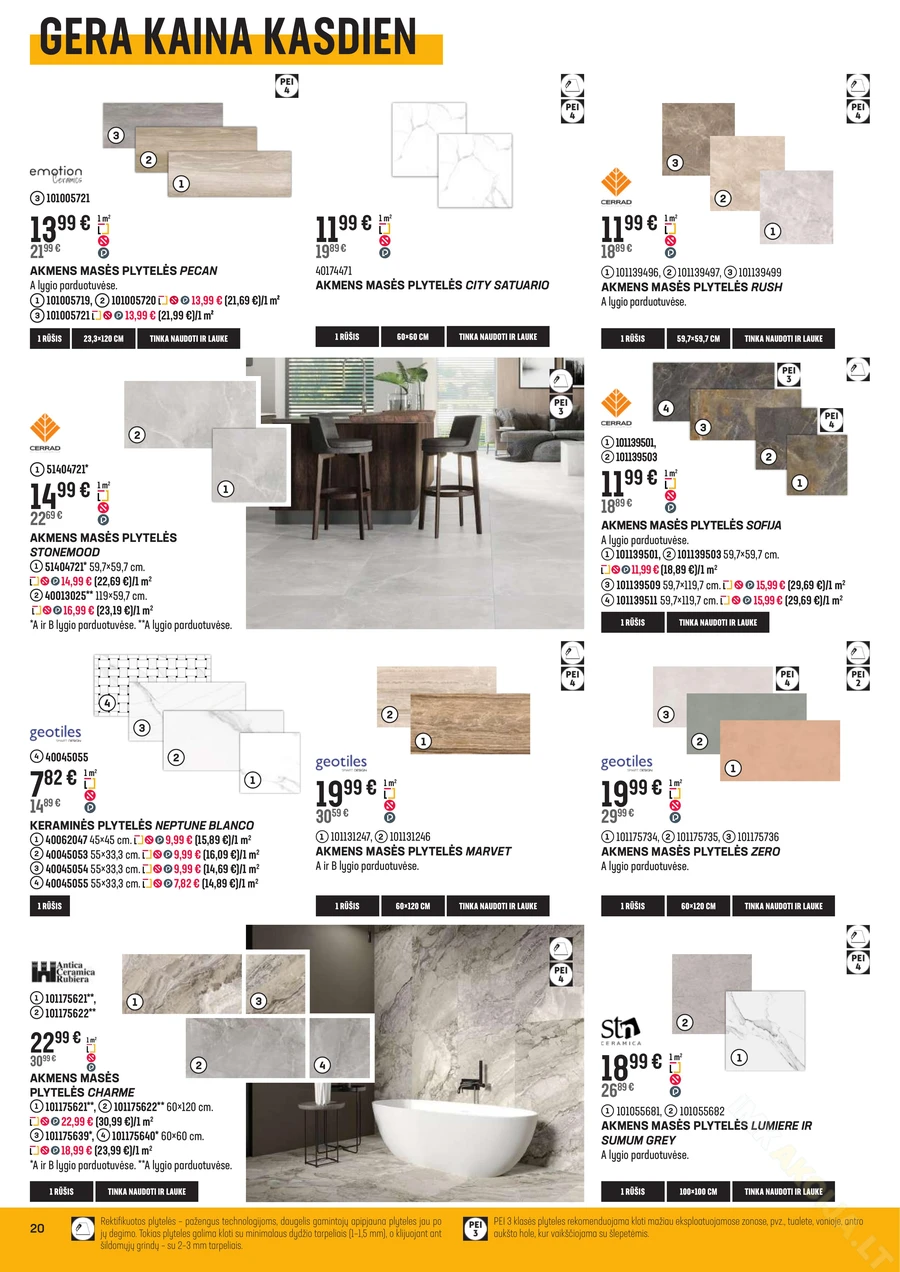 SENUKAI akcijų leidinys Nr. 1 puslapis 20