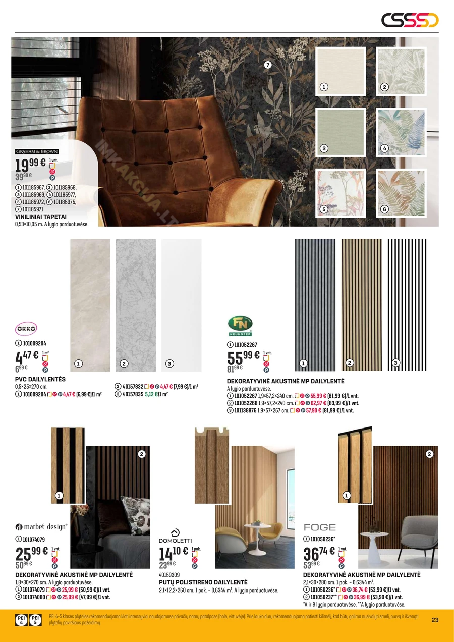 SENUKAI akcijų leidinys Nr. 1 puslapis 23