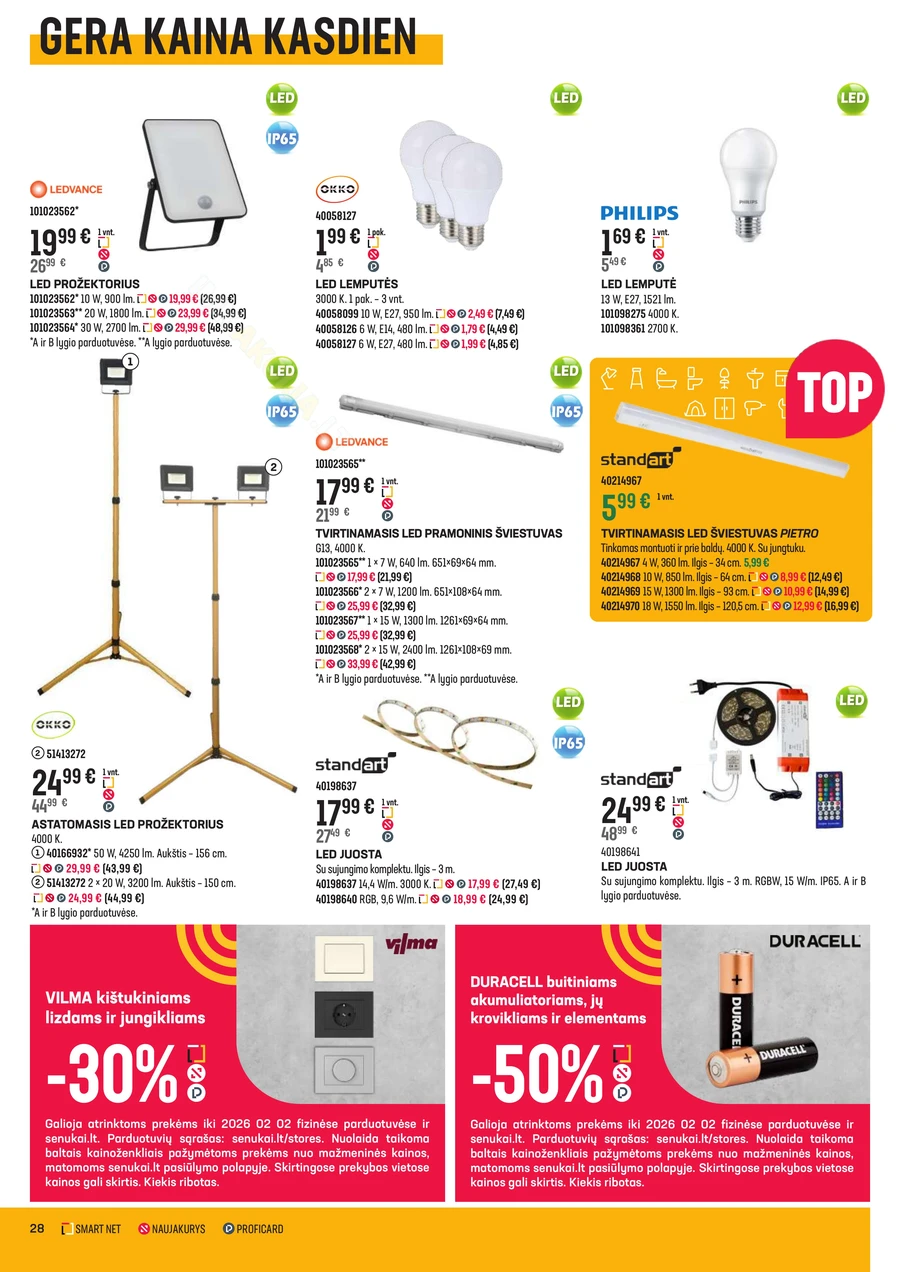 SENUKAI akcijų leidinys Nr. 1 puslapis 28