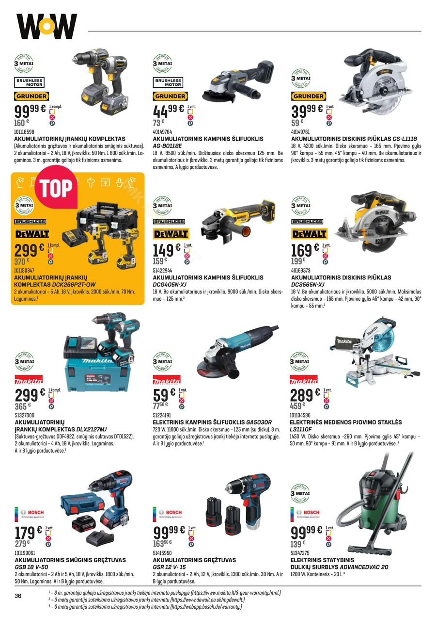 SENUKAI akcijų leidinys Nr. 1 puslapis 36