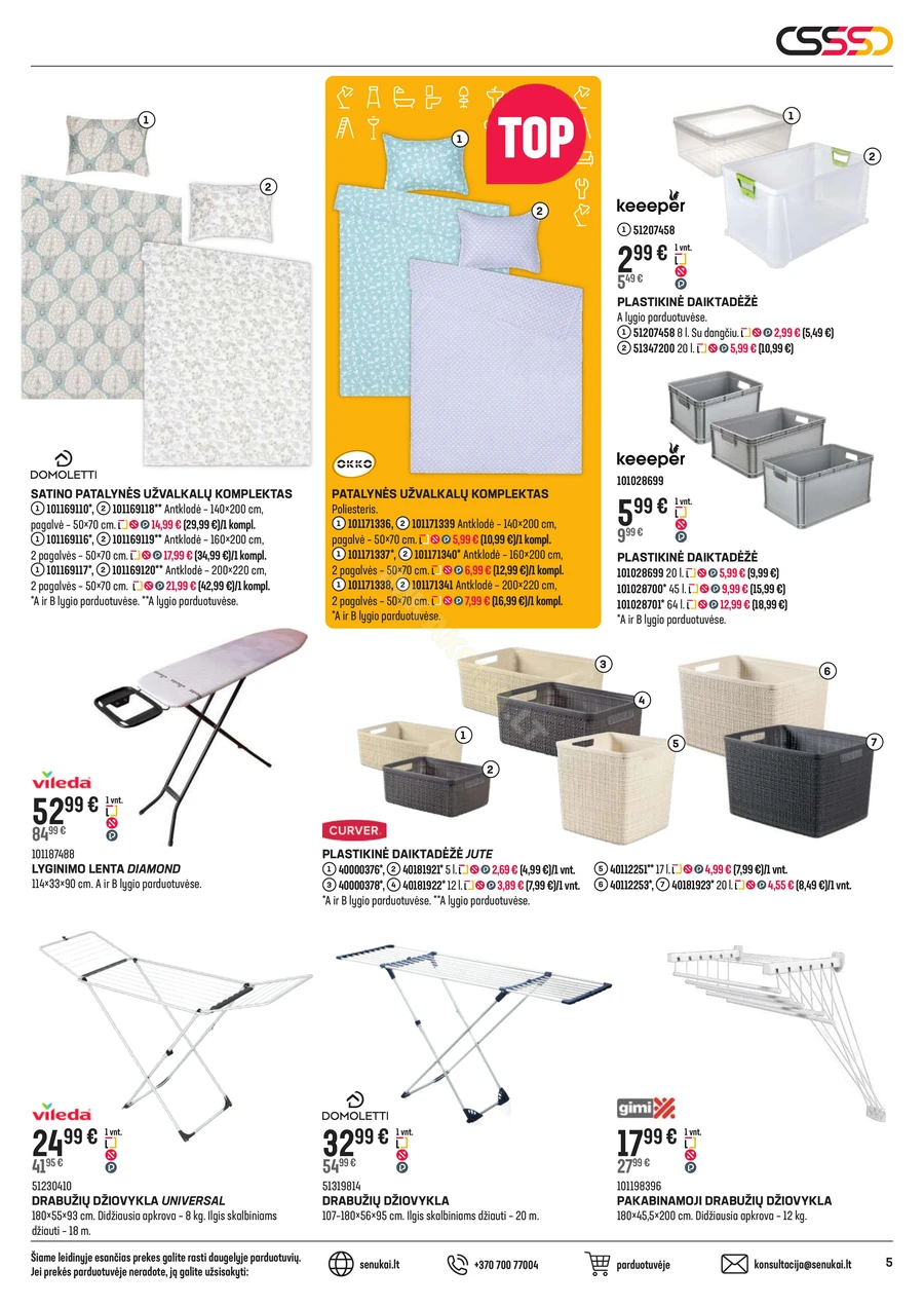 SENUKAI akcijų leidinys Nr. 1 puslapis 5