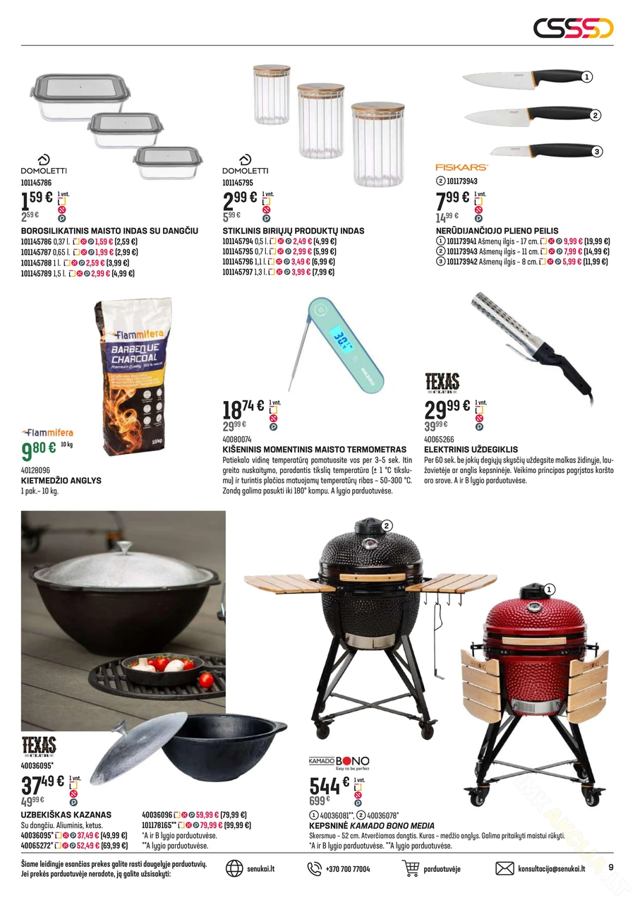 SENUKAI akcijų leidinys Nr. 1 puslapis 9