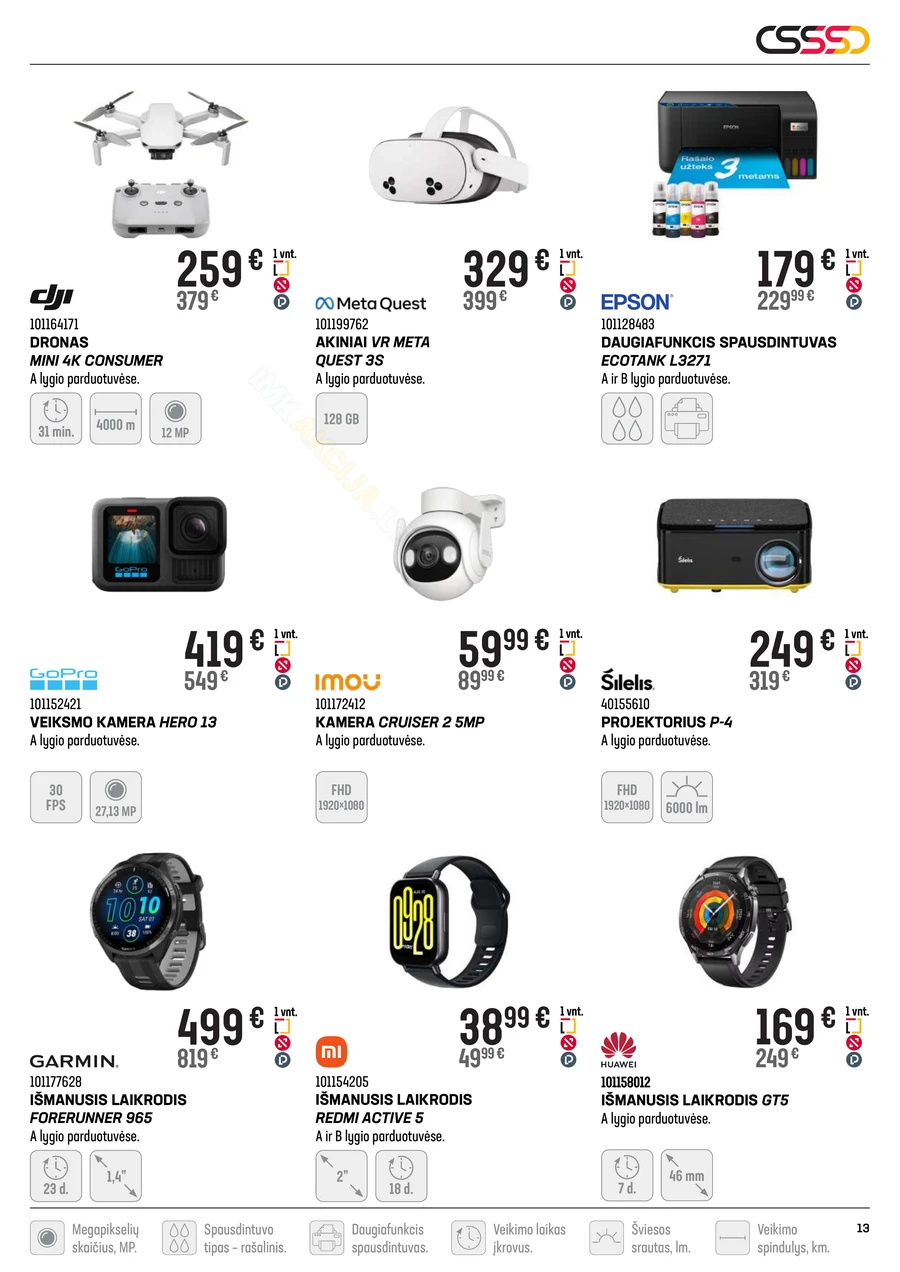 SENUKAI akcijų leidinys Nr. 3 puslapis 13