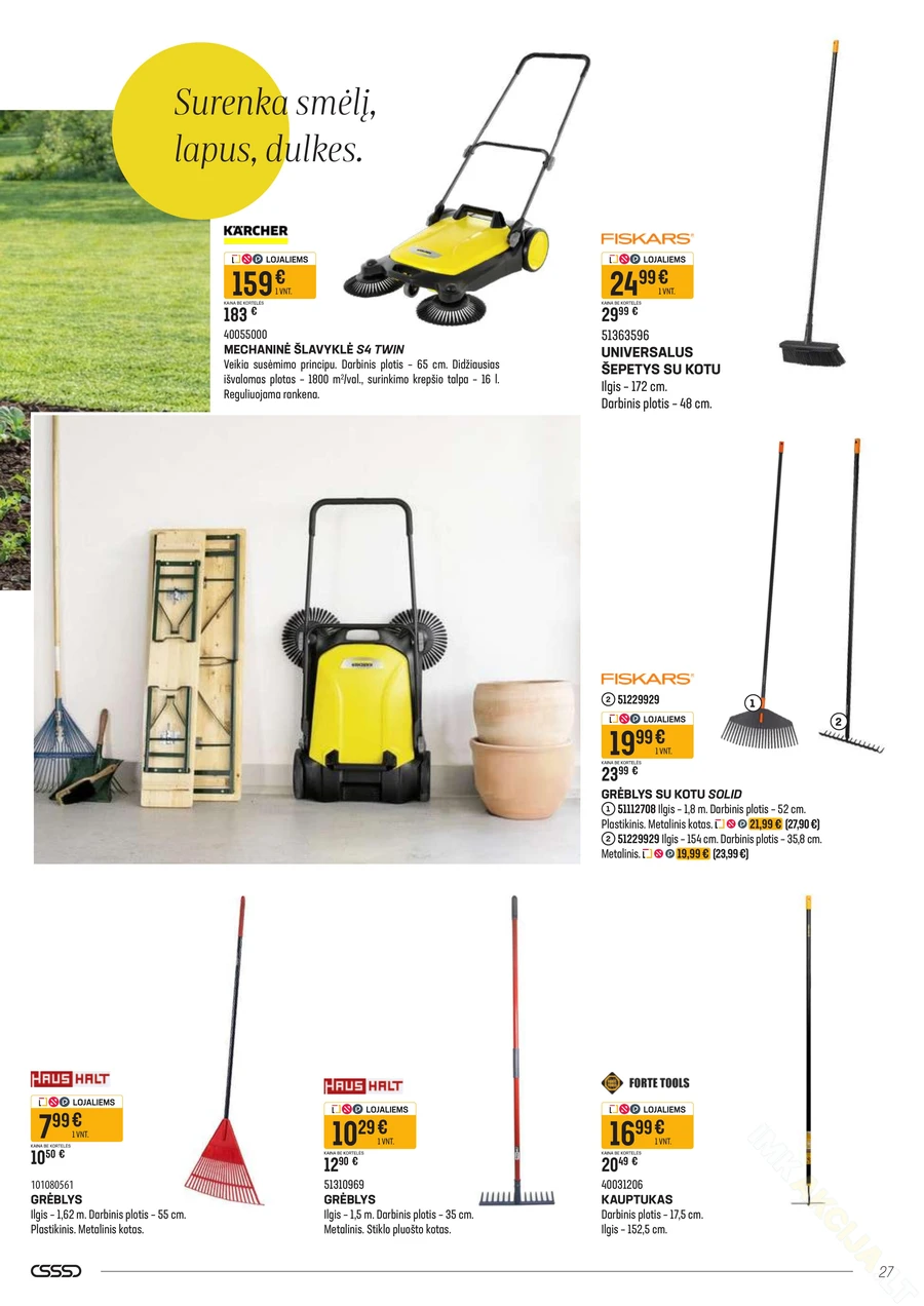 SENUKAI akcijų leidinys Nr. 5 puslapis 27