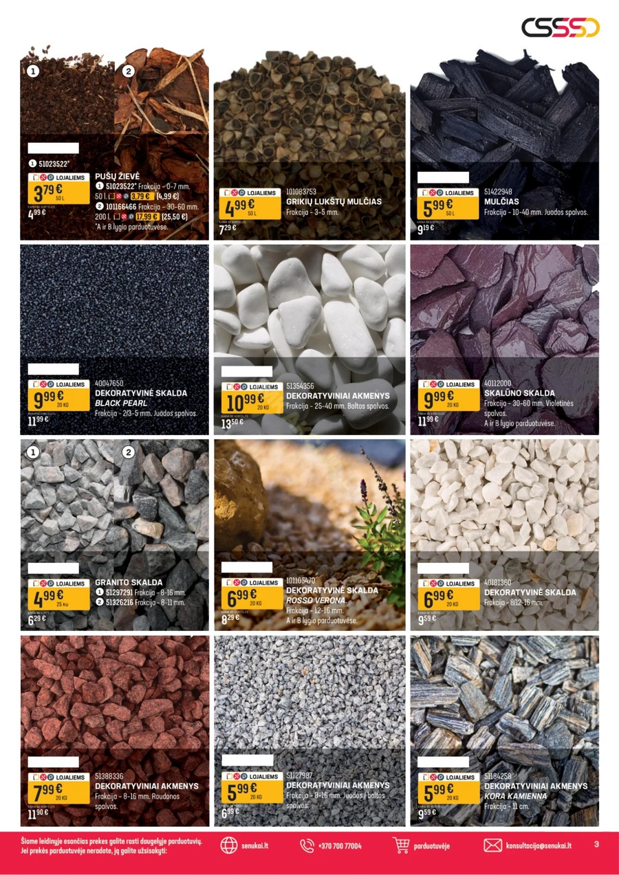 SENUKAI akcijų leidinys Nr. 7 puslapis 3