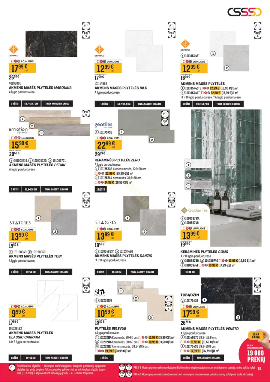 SENUKAI akcijų leidinys Nr. 9 puslapis 15