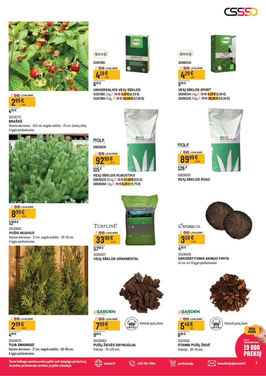 SENUKAI akcijų leidinys Nr. 9 puslapis 3