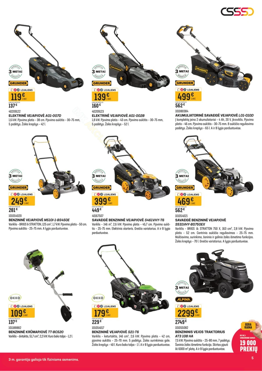 SENUKAI akcijų leidinys Nr. 9 puslapis 5