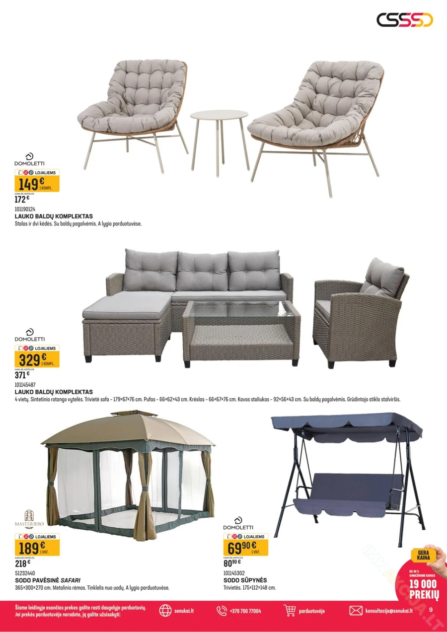 SENUKAI akcijų leidinys Nr. 9 puslapis 9