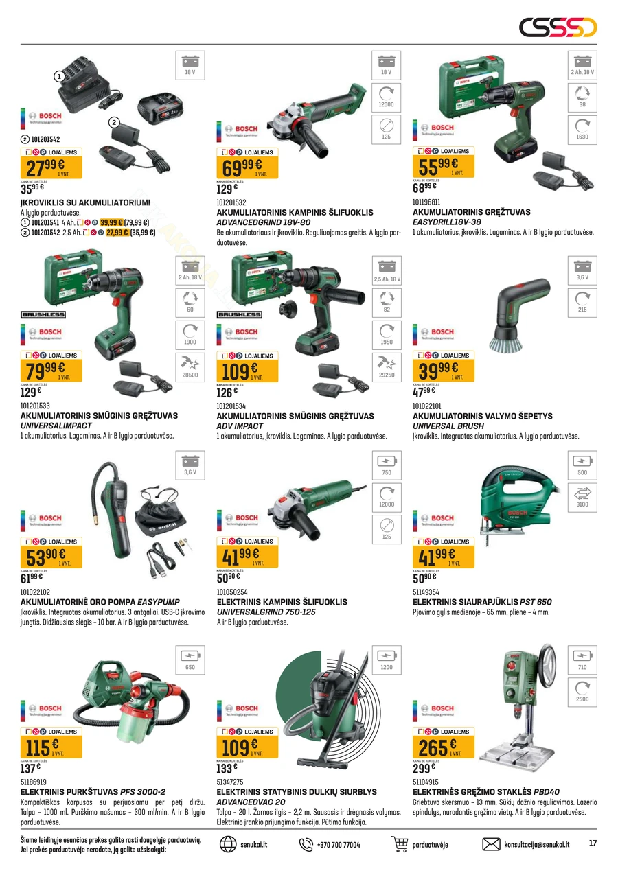 SENUKAI akcijų leidinys Nr. 10 puslapis 17