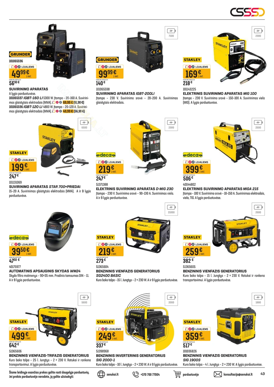 SENUKAI akcijų leidinys Nr. 10 puslapis 43