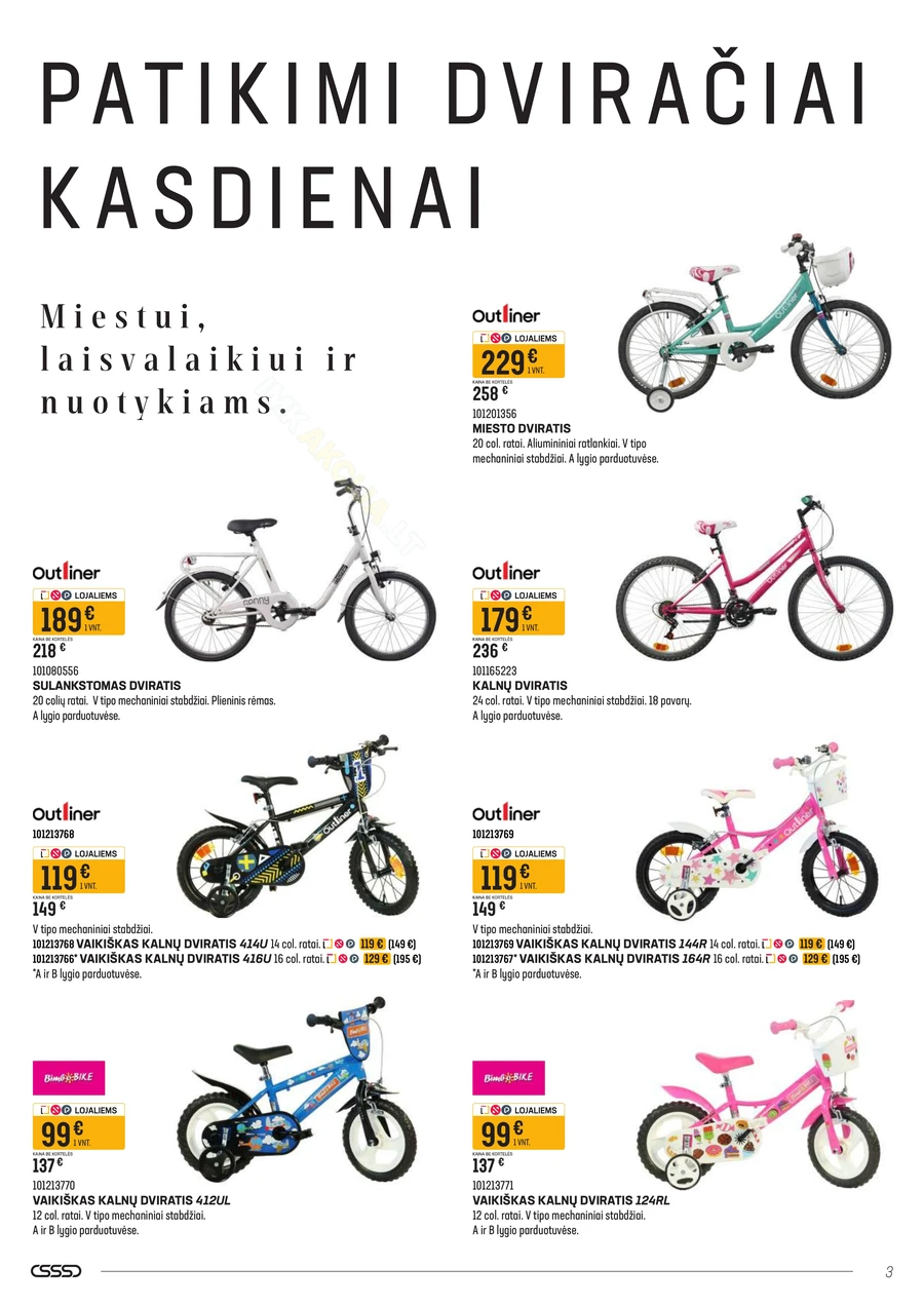 SENUKAI akcijų leidinys Nr. 12 puslapis 3