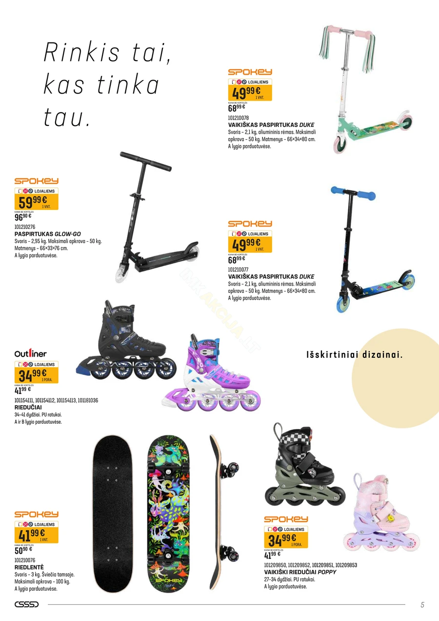 SENUKAI akcijų leidinys Nr. 12 puslapis 5