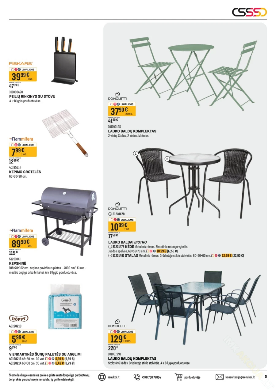 SENUKAI akcijų leidinys Nr. 20 puslapis 5