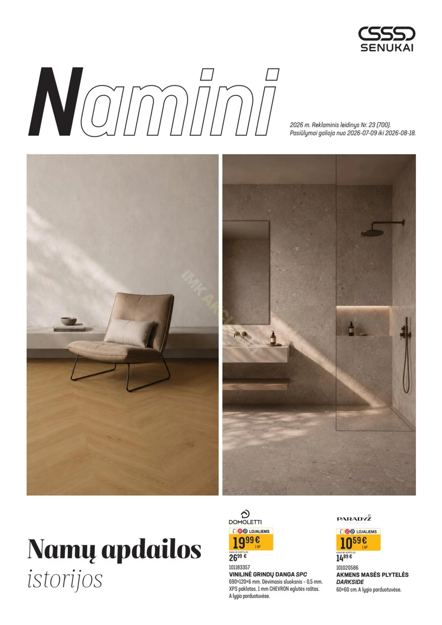 SENUKAI akcijų leidinys Nr. 23 puslapis 1