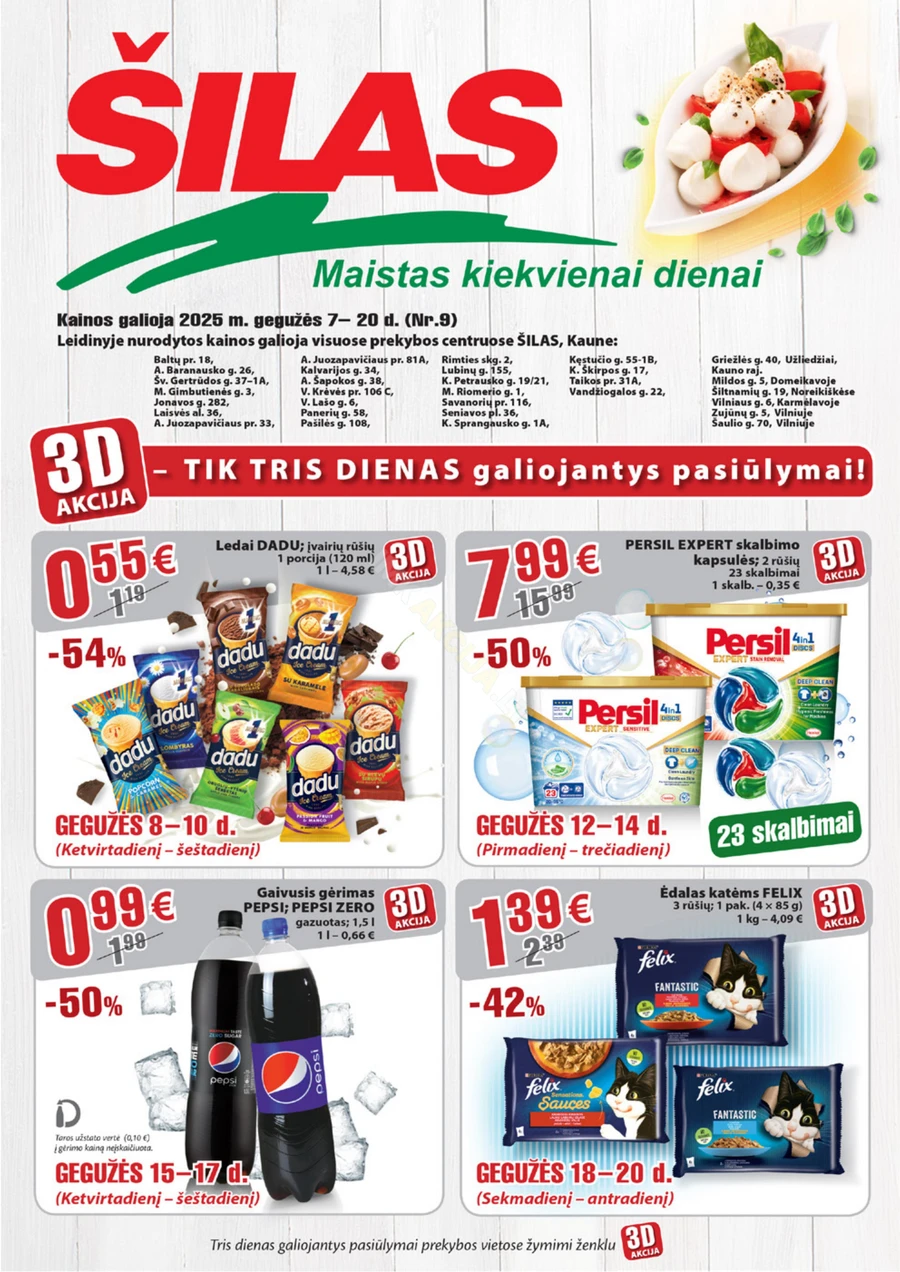 ŠILAS akcijų leidinys Nr. 9 puslapis 1