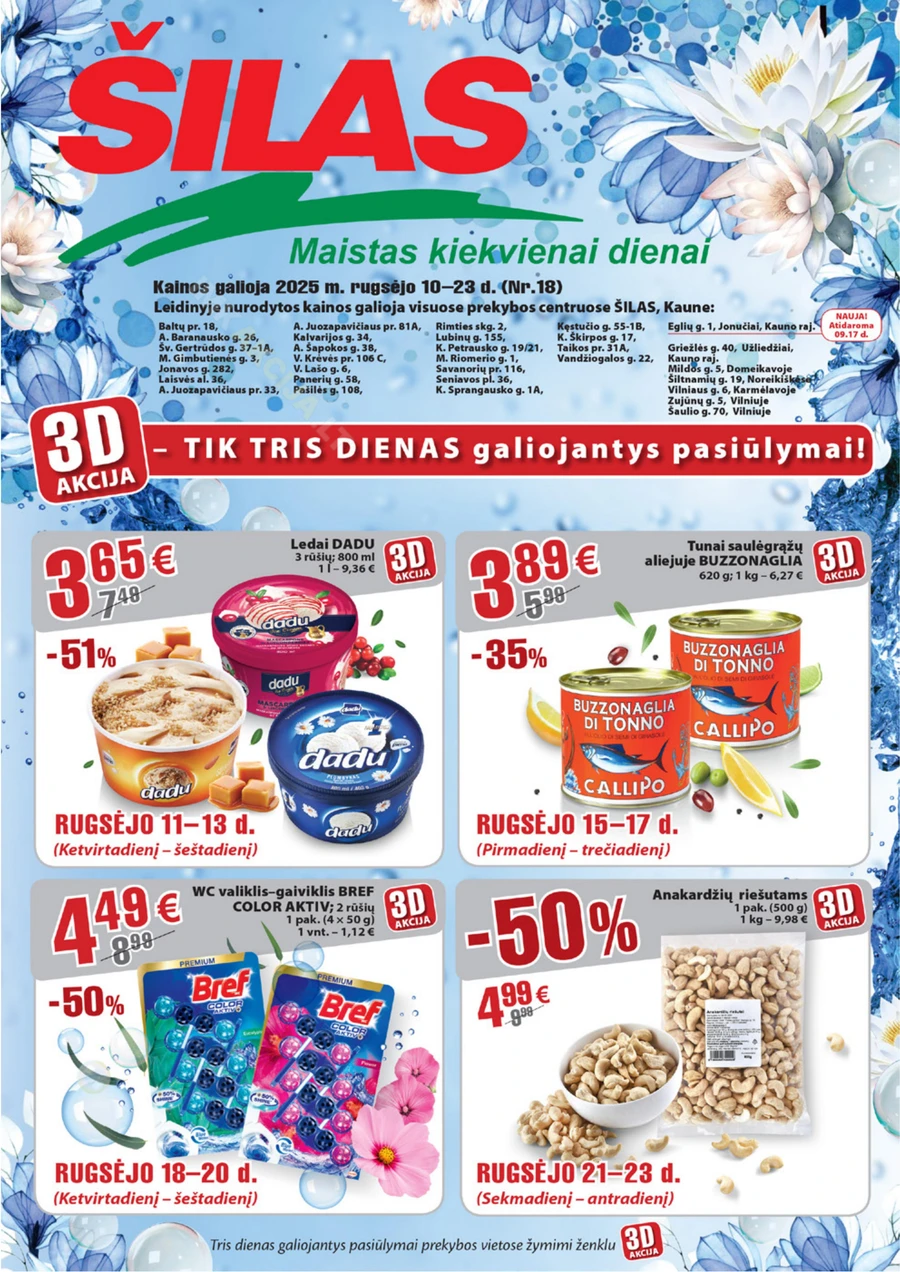 ŠILAS akcijų leidinys Nr. 18 puslapis 1