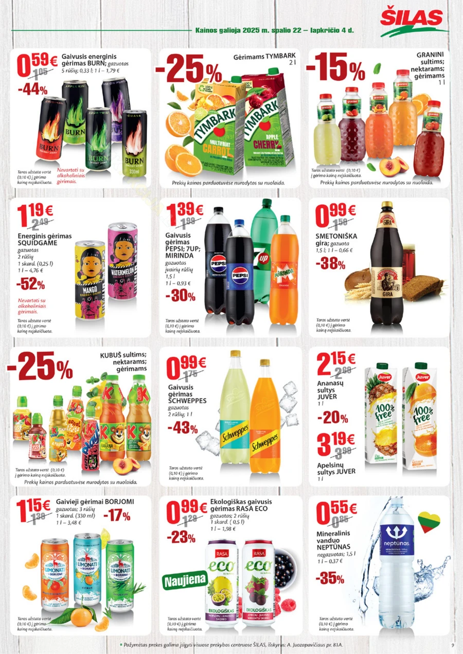 ŠILAS akcijų leidinys Nr. 21 puslapis 9