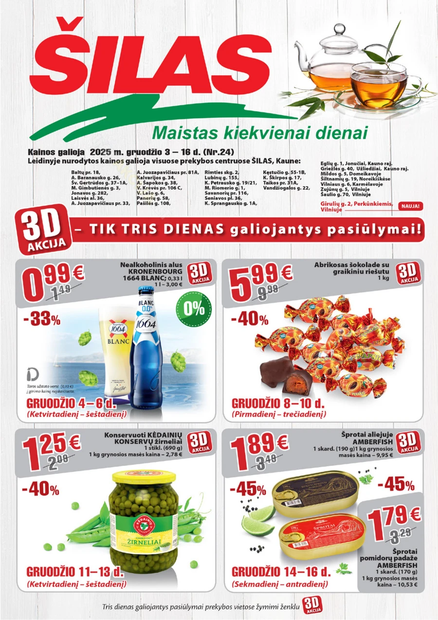 ŠILAS akcijų leidinys Nr. 24 puslapis 1