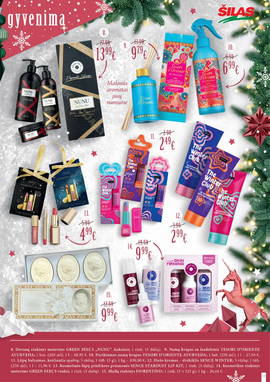 ŠILAS leidinys „Dovanų idėjos“ puslapis 11
