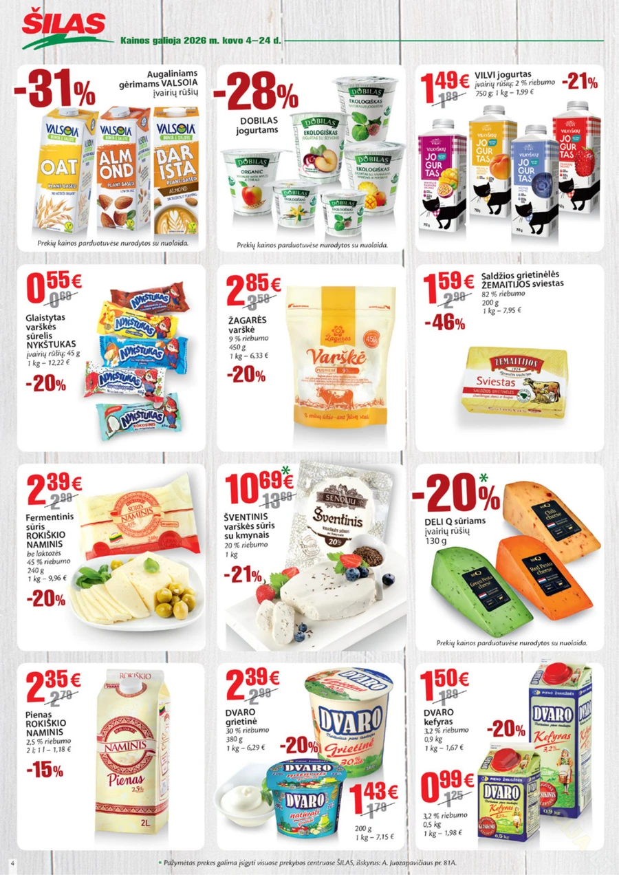 ŠILAS akcijų leidinys Nr. 5 puslapis 4