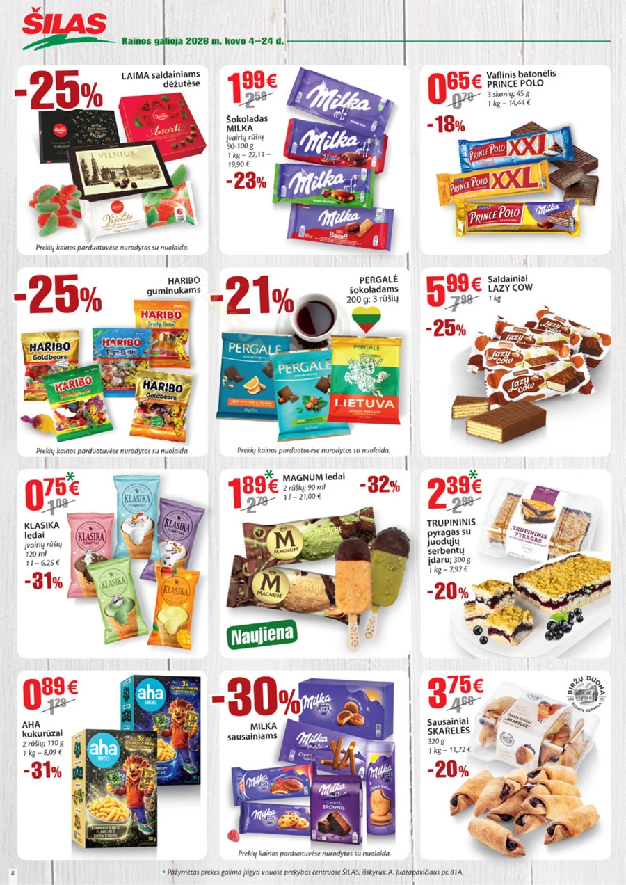 ŠILAS akcijų leidinys Nr. 5 puslapis 8