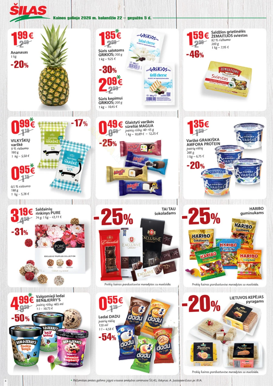ŠILAS akcijų leidinys Nr. 8 puslapis 4