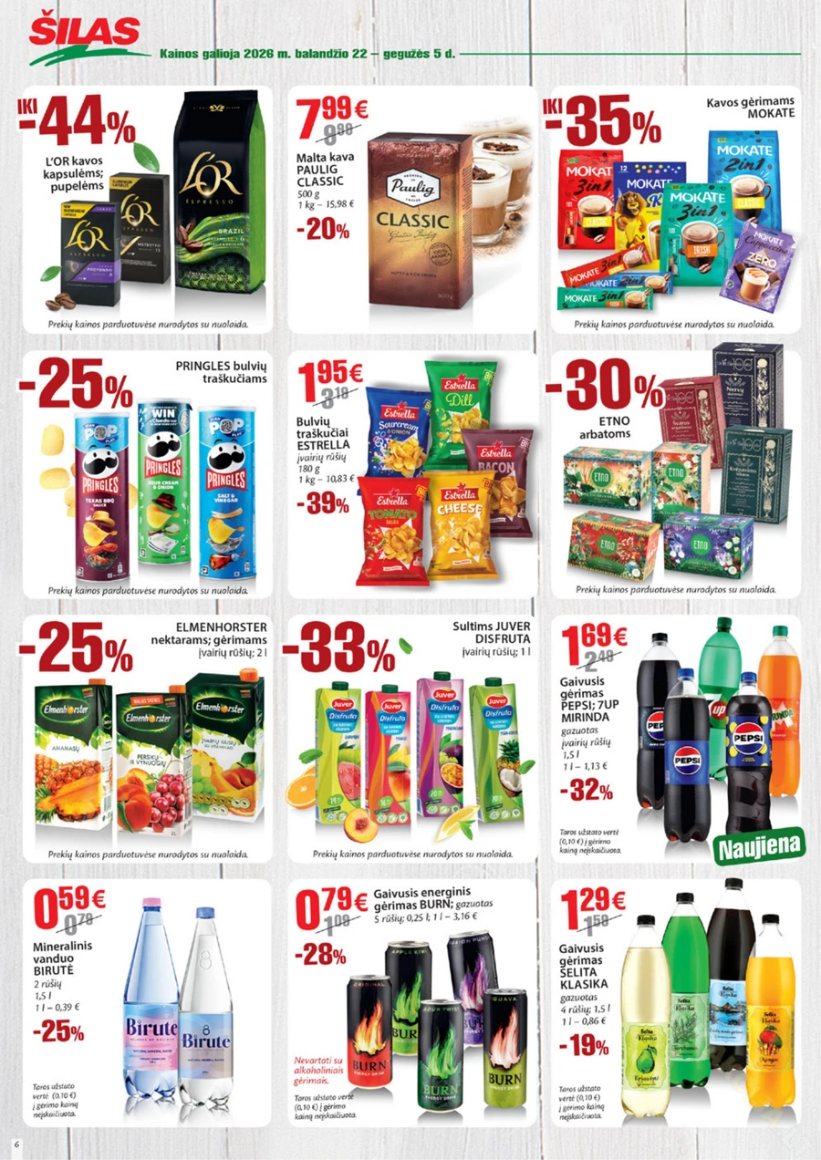 ŠILAS akcijų leidinys Nr. 8 puslapis 6
