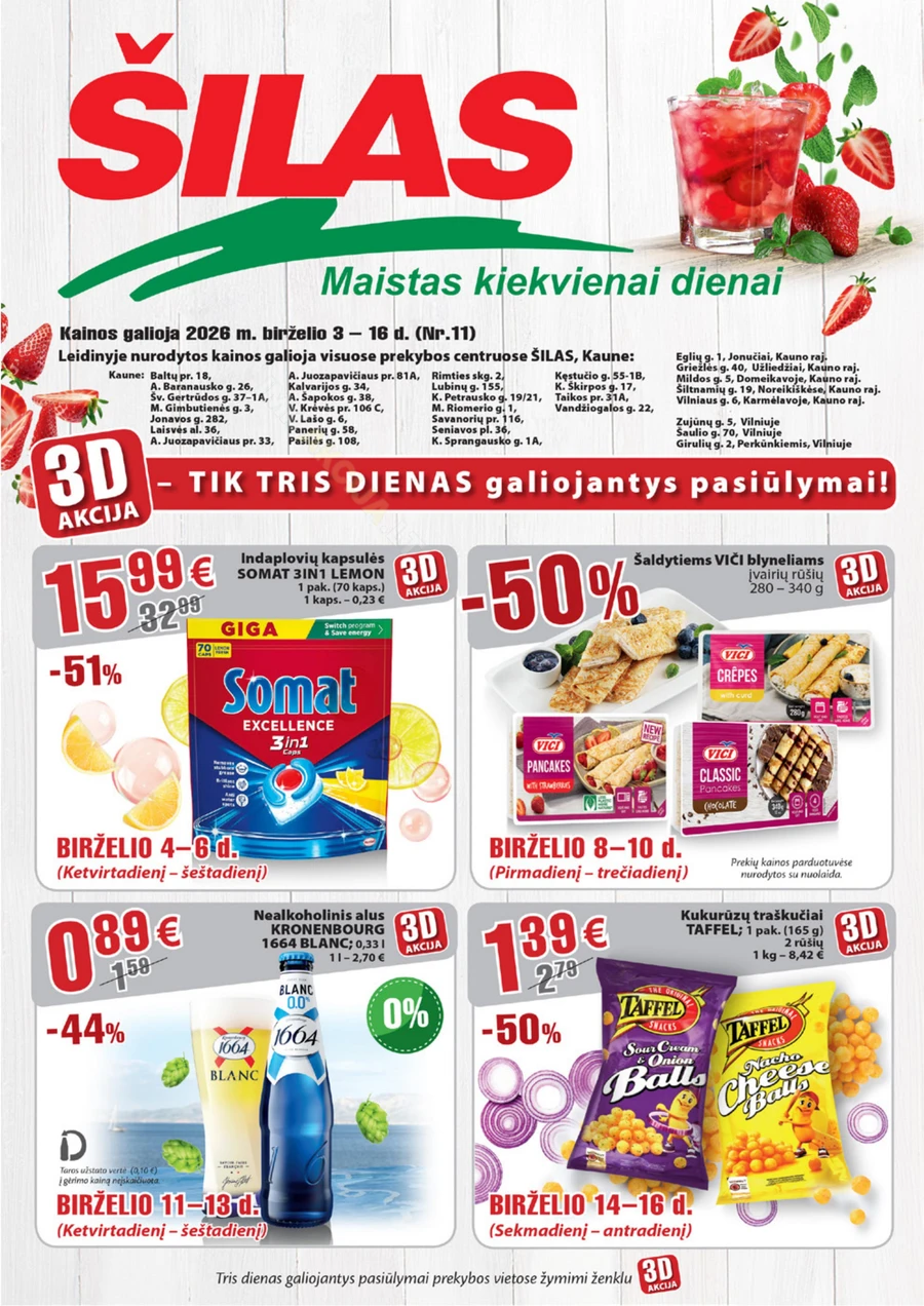 ŠILAS akcijų leidinys Nr. 11 puslapis 1