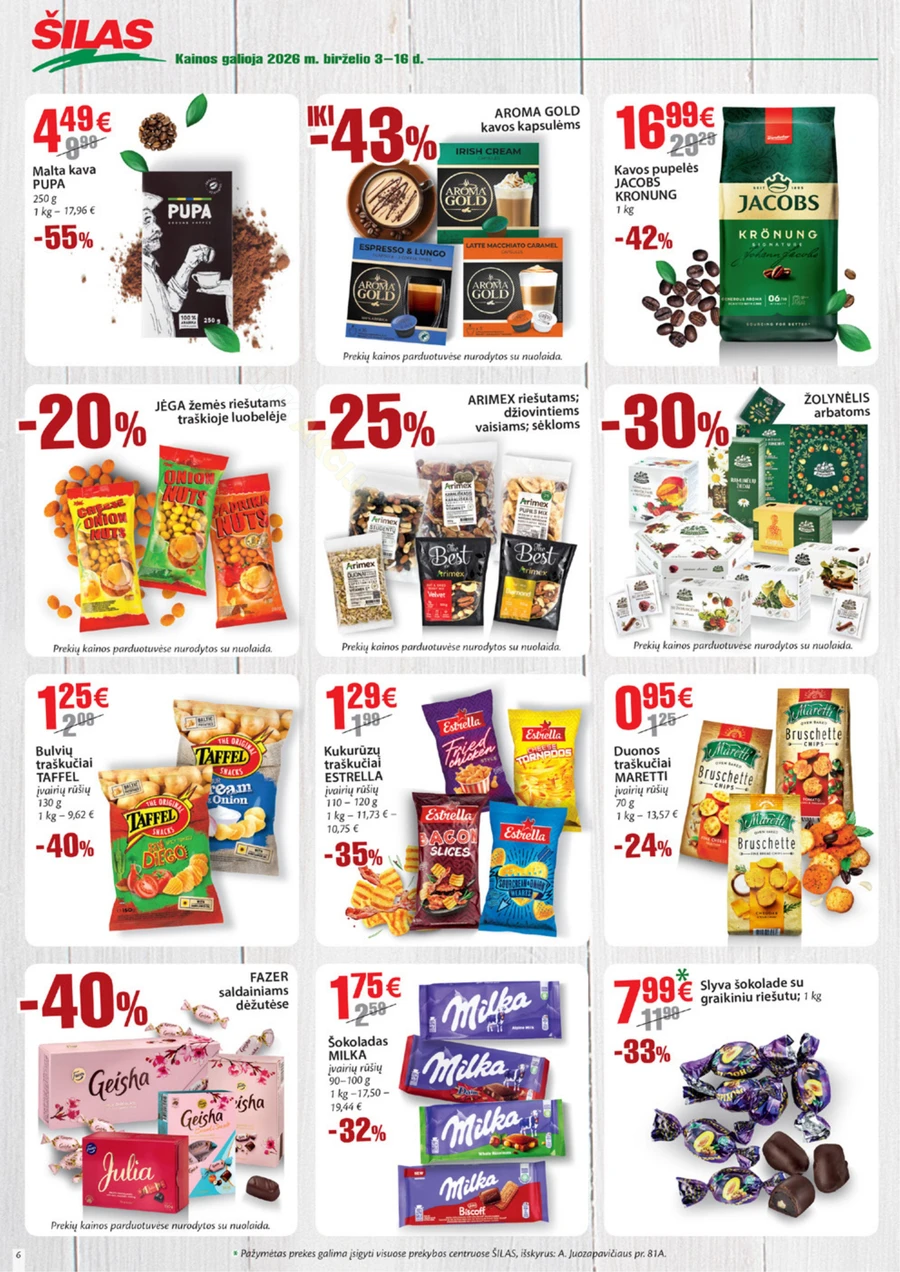 ŠILAS akcijų leidinys Nr. 11 puslapis 6