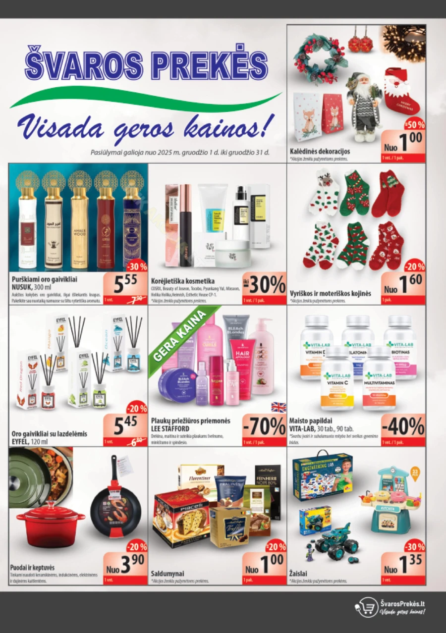 ŠVAROS PREKĖS akcijų leidinys puslapis 1