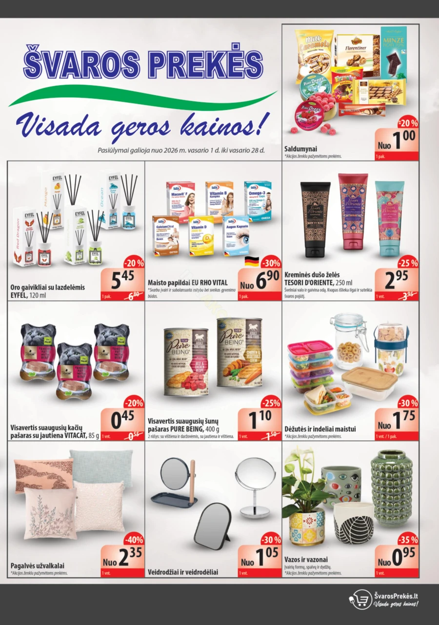 ŠVAROS PREKĖS akcijų leidinys puslapis 1