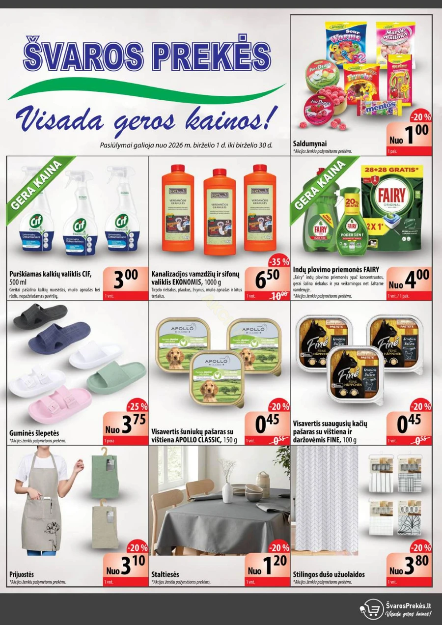 ŠVAROS PREKĖS akcijų leidinys puslapis 1