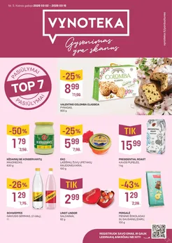 VYNOTEKA akcijų leidinys